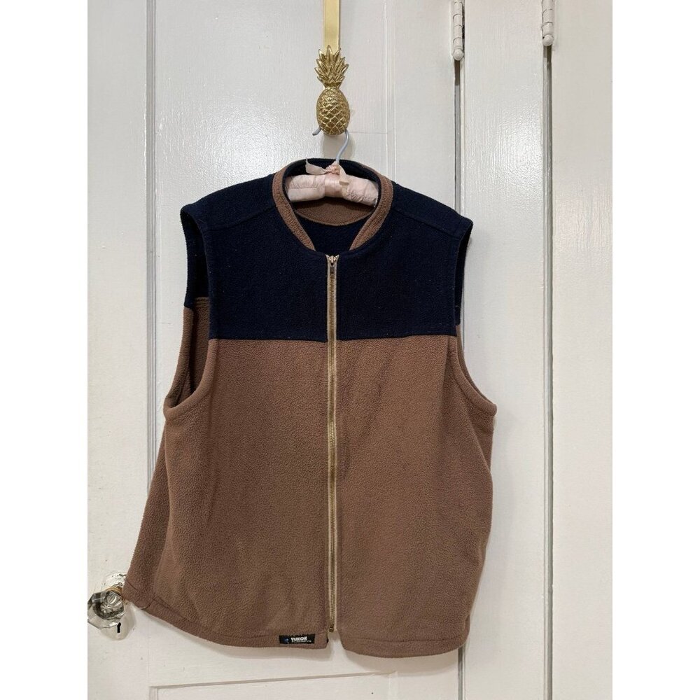 Yukon Gear Two-Tone Fleece Zip Vest XL